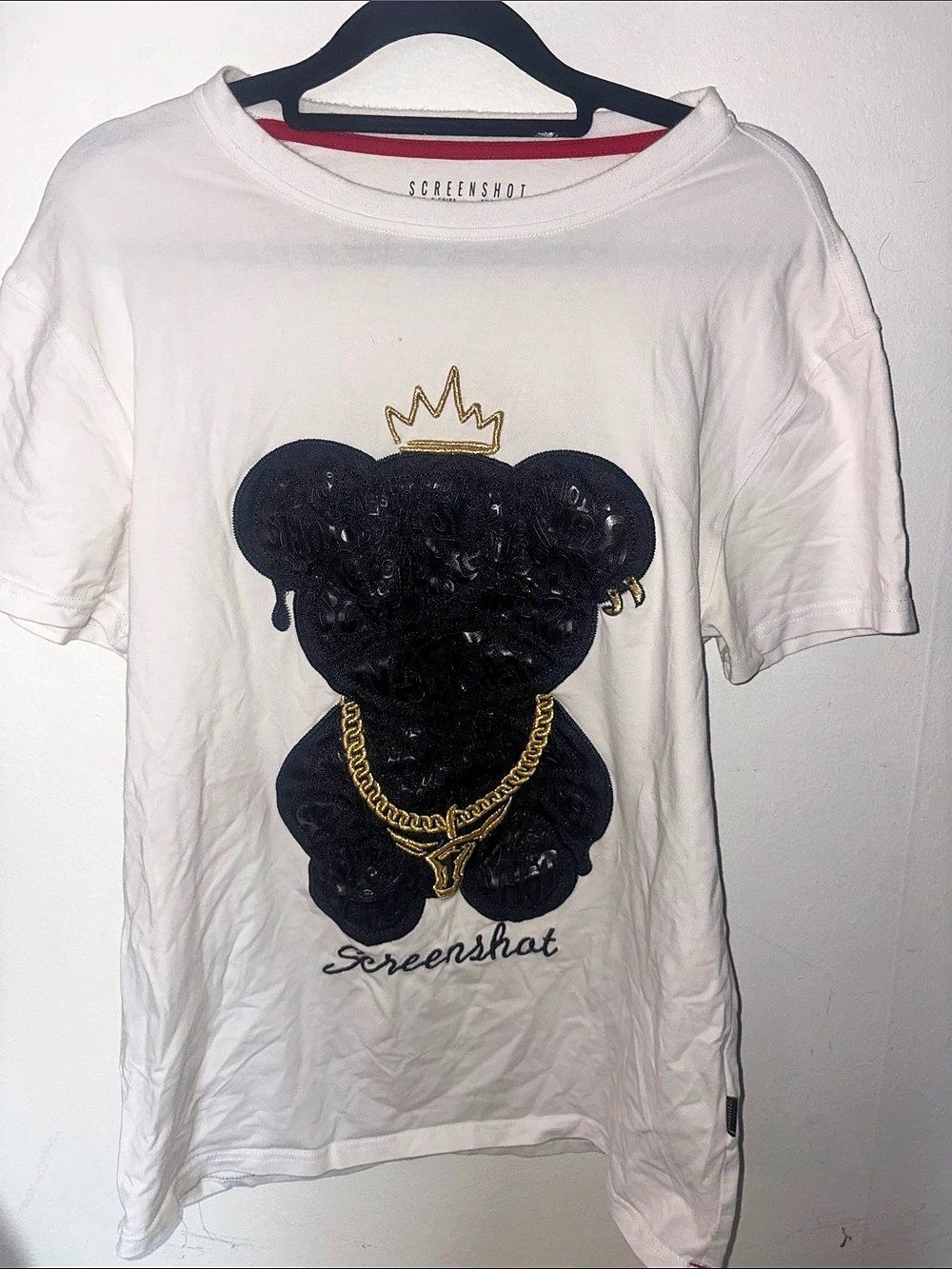 Screenshot Graphic Short Sleeve Tee in White Size Small